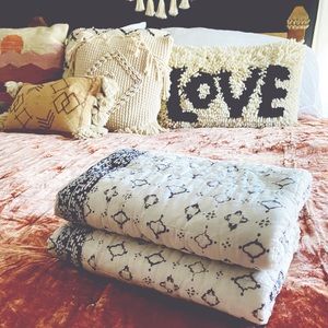 Urban Outfitters Pair of Euro Shams